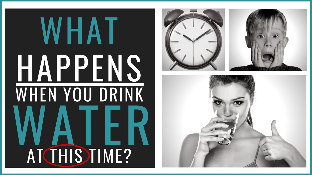What Happens When You Drink Water At THIS Time | The 5 Best Times To Drink Water